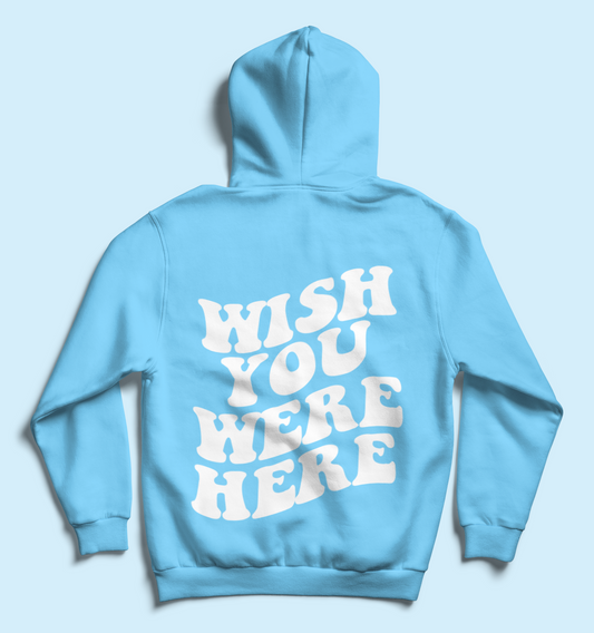 ~ wish you were here hoodie | blue ~